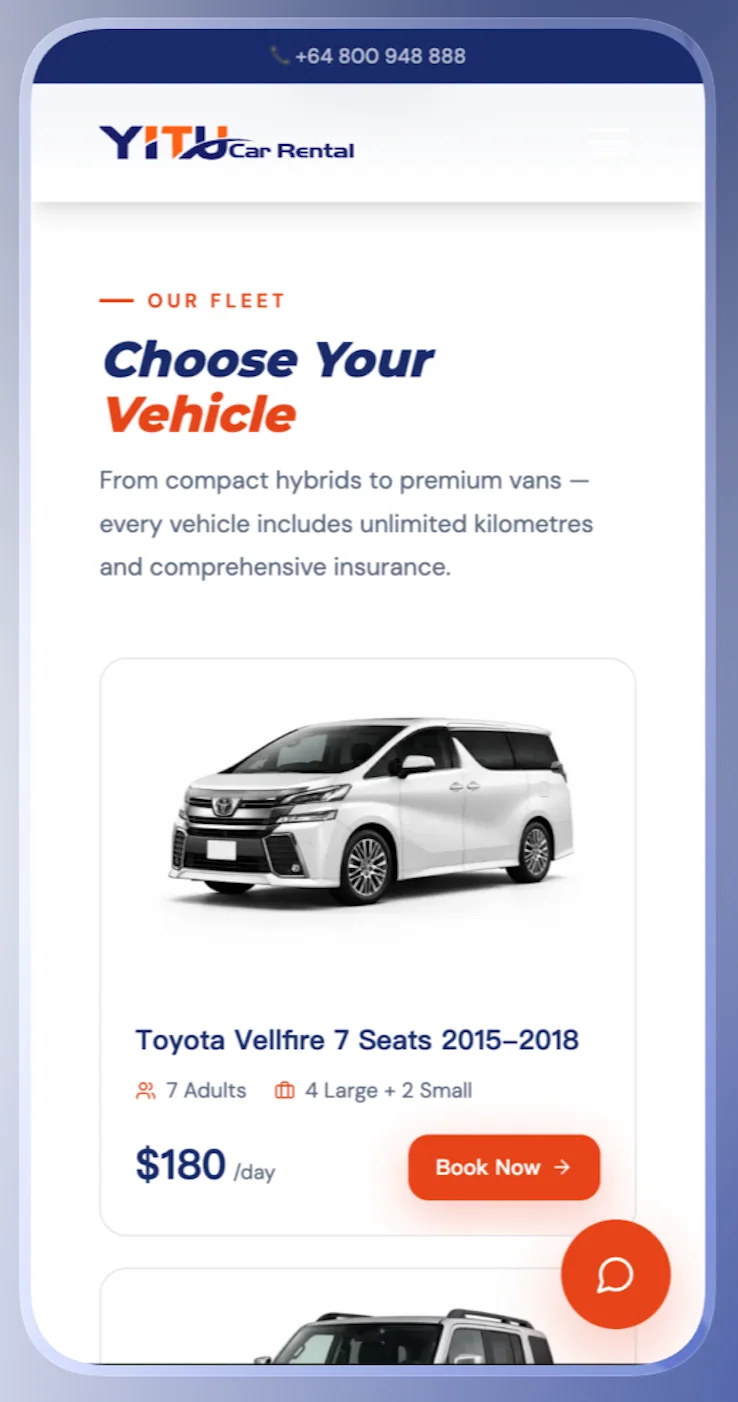 Yitu mobile vehicle fleet card